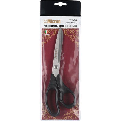 Ножницы Micron VIT-34 закройные, в чехле, 245 мм