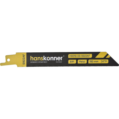Полотна для сабельных пил Hanskonner H9019-03-S922AF