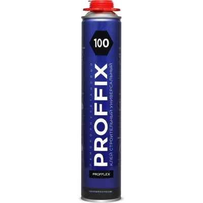 Клей-пена PROFFIX 100 - универсальный однокомпонентный полиуретановый клей-пена – PROFFLEX