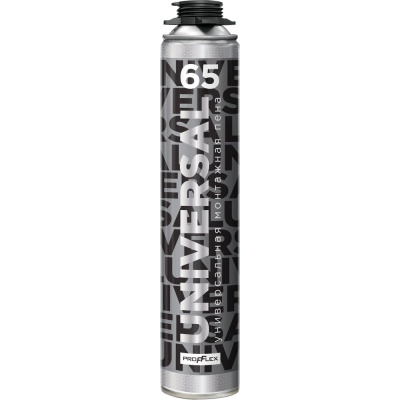 Пена монтажная PROFFLEX UNIVERSAL 65 всесезонная NEW