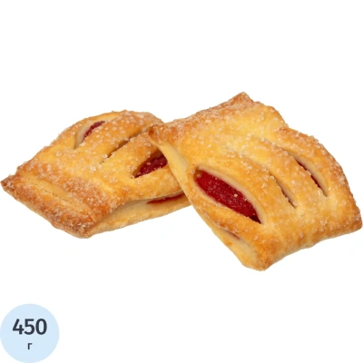 Печенье сдобное Деловой Стандарт с фруктовой начинкой, 450г