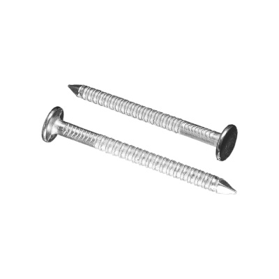 Ершеные гвозди с плоской головкой BOWT цинк, 4,2x50, 500 шт.