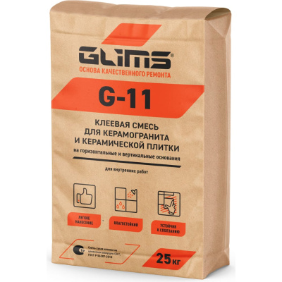 Плиточный клей GLIMS G-11 C0T