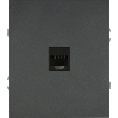 Розетка ЭРА Arktik 16-3107-06 информационная RJ45 графит