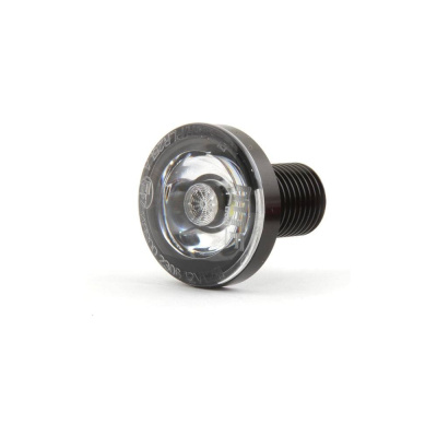 Габаритные огни светодиодные MTF Light 12В, 1Вт, 150лм, ЕСЕ R148/149, янтрный свет, прозрачное стекло, 2шт PLR25AT
