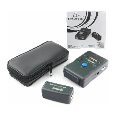 Тестер LAN для UTP, STP, RJ-11, USB-кабеля Cablexpert 100/1000 Base-TX