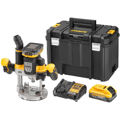 Аккумуляторный фрезер Dewalt DCW620H2, 18 В, 23000 об/мин, с 2 АКБ 5 Ач и ЗУ, в кейсе TSTAK