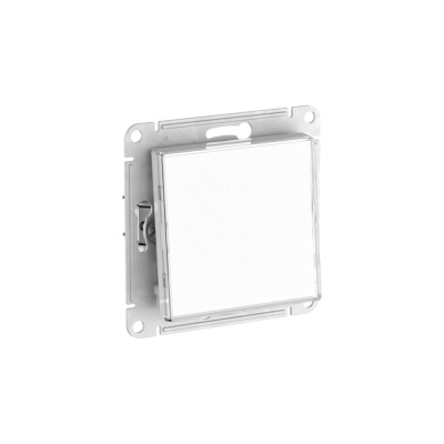 1-клавишный выключатель Systeme Electric ATLASDESIGN ART сх.1, 10АХ, мех., быстрозажим. клем., БЕЛЫЙ