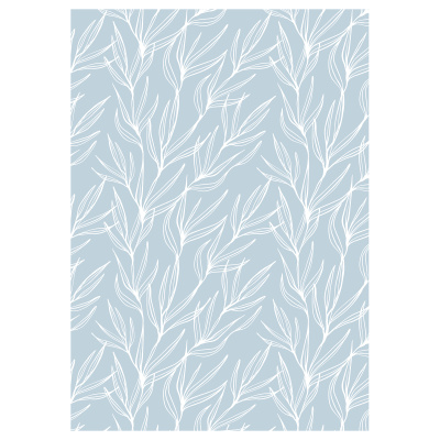 Упаковочная бумага глянц. 70*100см, MESHU "Flowers", 80г/м2