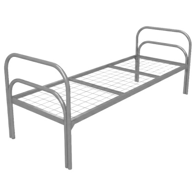 Металлическая одноярусная кровать SAMGRUPP Хард + 2 КО-С-2Н-УС2 700х1900 (100х50)