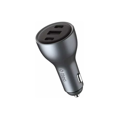 Автомобильное зарядное устройство TTEC SmartCharger Trio PD 130W Car Fast Charger 2 USB-C + USB-A, черный 2CKP05S