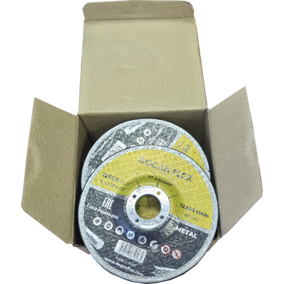 Круг зачистной по металлу DOGANFLEX 125x6,0x22.23, 25 шт