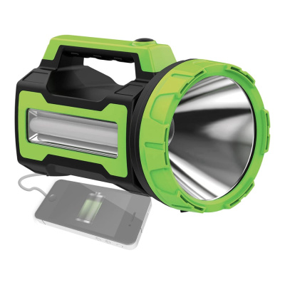 Аккумуляторный фонарь КОСМОС PREMIUM 10W LED, бок.пан