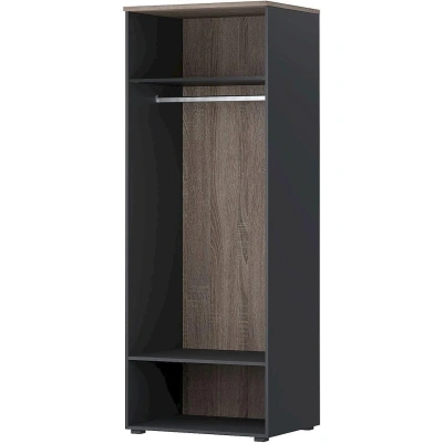 Корпус гардероба Комус МебельК-Loft 241H002 786х616х2106 сонома темн/графит