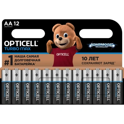 Батарейка Opticell Turbo Max AA 12шт/уп