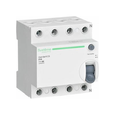 Выключатель дифференциального тока Systeme Electric City9 set C9R68425