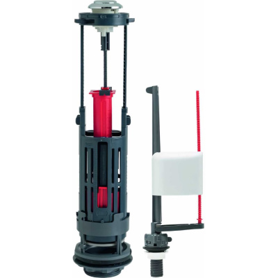Сливной механизм WIRQUIN Kompact двухрежимный, ONE 3/6 L, заливной клапан донный 1/2
