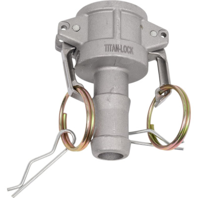 Алюминиевый камлок TITAN LOCK типа С серия EcoLine, розетка с хвостовиком 3/4"