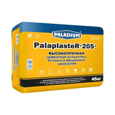 Цементная штукатурка PALADIUM PalaplasteR-205 45 кг