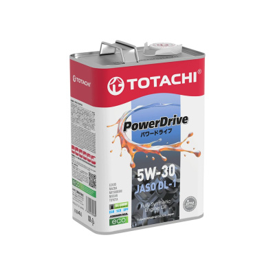 Синтетическое моторное масло TOTACHI POWERDRIVE Fully Synthetic 5W-30 JASO DL-1 4л E8004