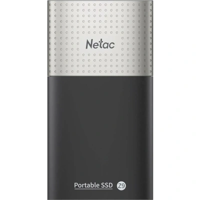 Портативный SSD накопитель Netac 500Gb/USB-C/EXT/Black (NT01Z9-500G-32BK)