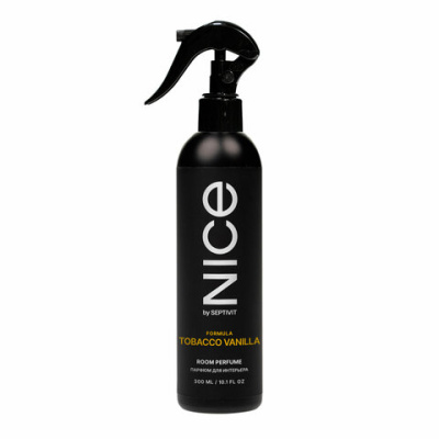 Освежитель воздуха, парфюм для дома и офиса 300 мл, NICE by SEPTIVIT "Tobacco&Vanilla", 400