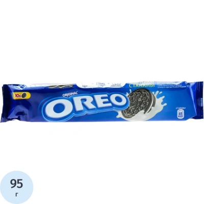 Печенье OREO с какао и начинкой с ванильным вкусом, 95гх28шт/уп