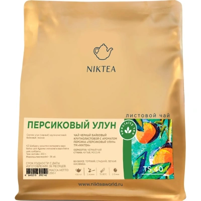 Чай зеленый NIKTEA Персиковый улун, 250г