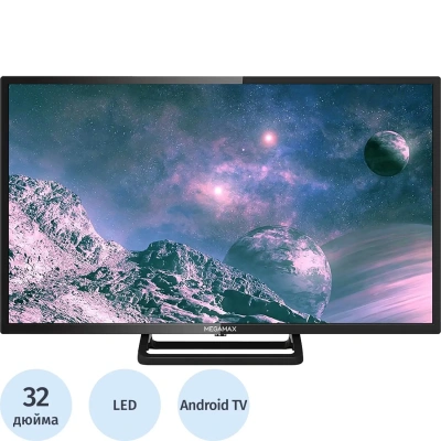 Телевизор Megamax 32MG11HSM, HD ready, смарт (Wildred)