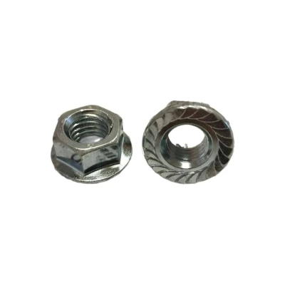 Гайка ОПМ DIN 6923 М16 10 zn с рифлением 100 шт.