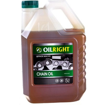 Масло цепное CHAIN OIL 5 л OILRIGHT 2693 изготовлено на минеральной основе