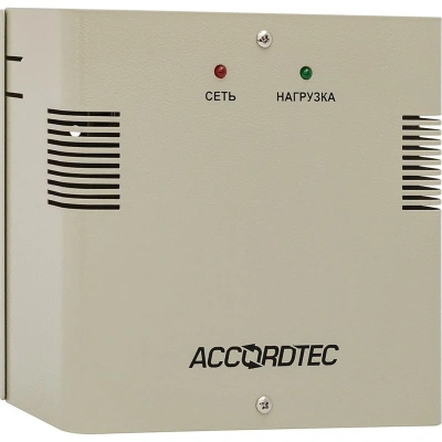 Блок питания бесперебойного AccordTec ББП-40, 12В, 4А, металл