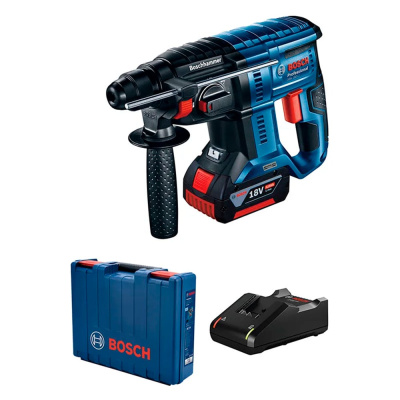 Аккумуляторный бесщеточный перфоратор Bosch GBH 180-LI с 1 АКБ и ЗУ