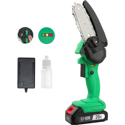 Пила цепная аккумуляторная Zitrek GreenSaw 20 (20В, 2,0Ач Li-ion аккум