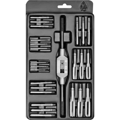 Резьбонарезной набор Bucovice Tools MINI-2, 25 предметов, метчики M3-M12, на блистере