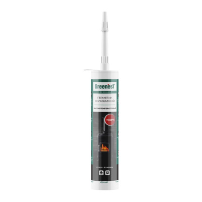 Силикатный герметик для печей и каминов GreenesT Fire Sealant +1500, 260мл