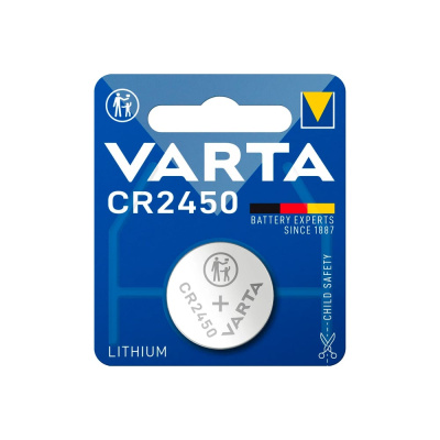 Батарейка Varta CR2450, BL1, Lithium, 3V