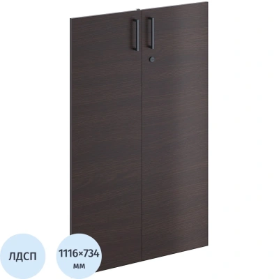 Двери IN FORMANT 129H102 734х16х1116 Венге 2шт