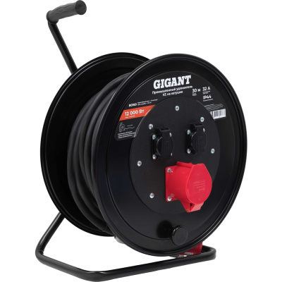 Промышленный удлинитель Gigant КГ 5х4 30м на катушке