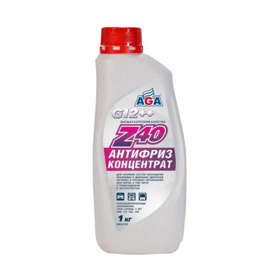 Антифриз красный AGA концентрат -40С +123С AGA312Z