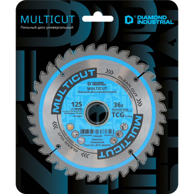 Диск пильный по мультиматериалам 125х22.23/20 мм Z=36 TCG MultiCut Diamond Industrial