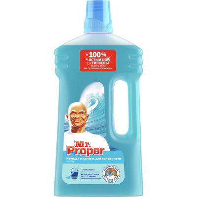 Средство для мытья пола и стен 1 л, MR. PROPER (Мистер Пропер), "Океан", MP-81519417
