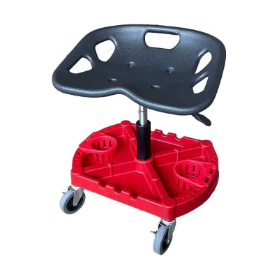 Стул передвижной для детейлера с регулировкой высоты и поддоном A1 Movable Detailing Chair Tools