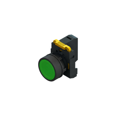 Кнопка EKF SB-21 плоская без фиксации 1NO+1NС белая IP65