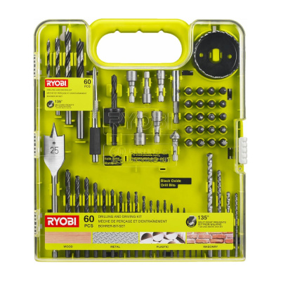 Набор сверл и бит Ryobi RAKDD60 5132004664