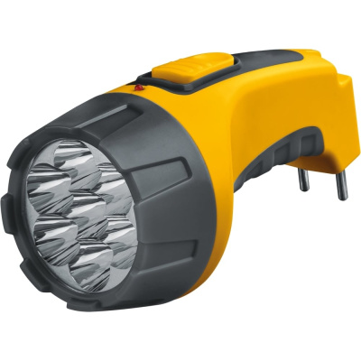 Фонарь Navigator, NPT-CP04-ACCU, пластик, 7LED, прямой, зарядка, аккумулятор 4В, 700мАч
