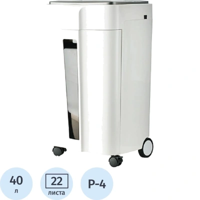Шредер (уничтожитель) Office Kit S240 3,9x25,P-4 ур.секр., 22лист, 40л