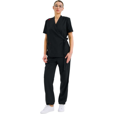 Костюм (блузка/брюки) женский TRUD RS72616, черный, L (46-48)