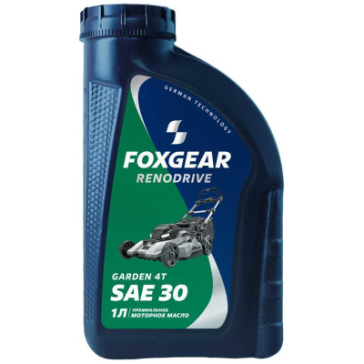 Моторное масло FOXGEAR RENODRIVE GARDEN 4T SAE 30, 1 л