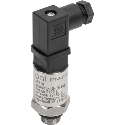 Преобразователь давления ONI PPT10 0,5 0-16Бар 0-10В G1/4 Mini 4-pin